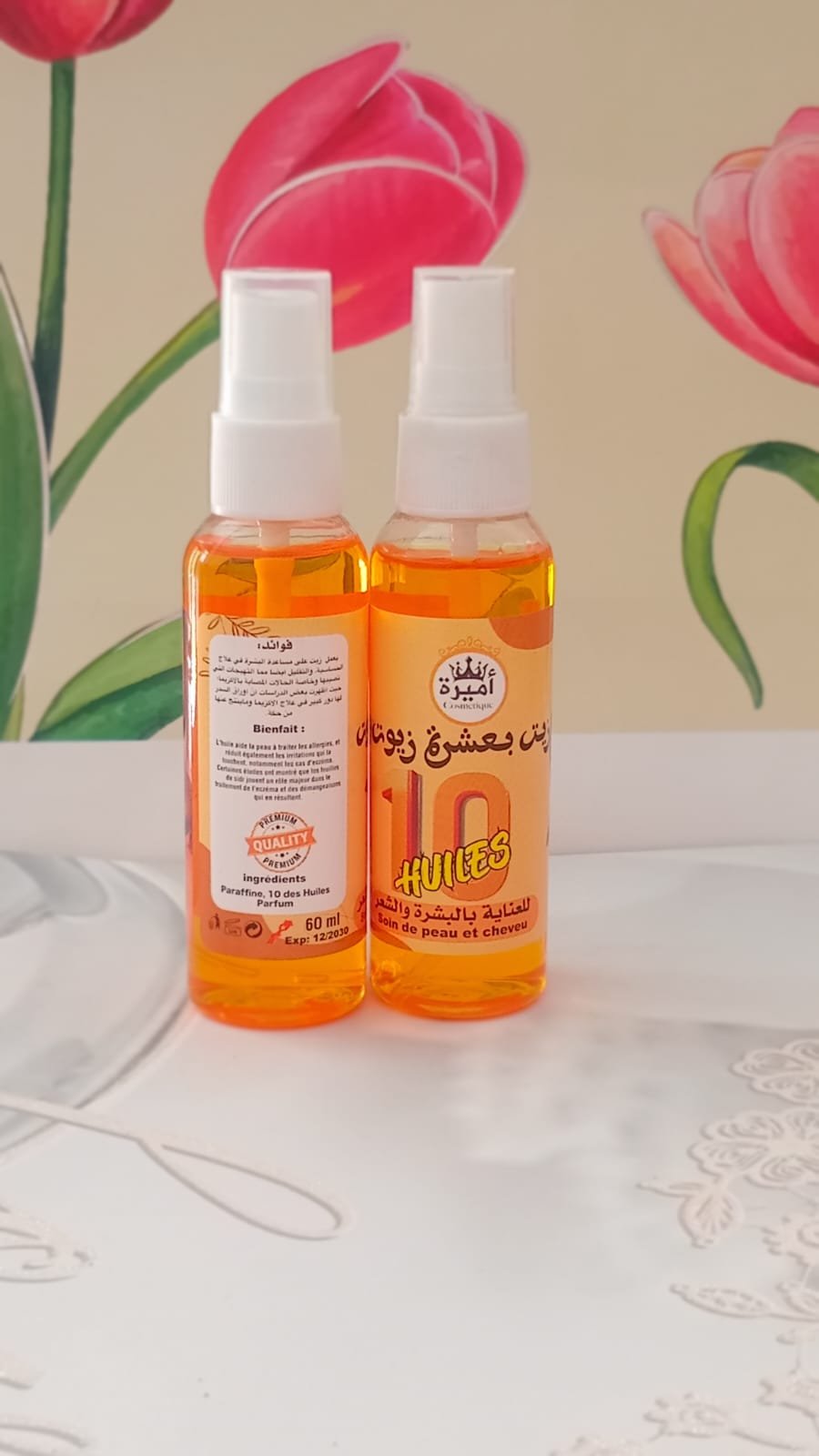 زيت بعشرة زيوت رشاشة 60ml