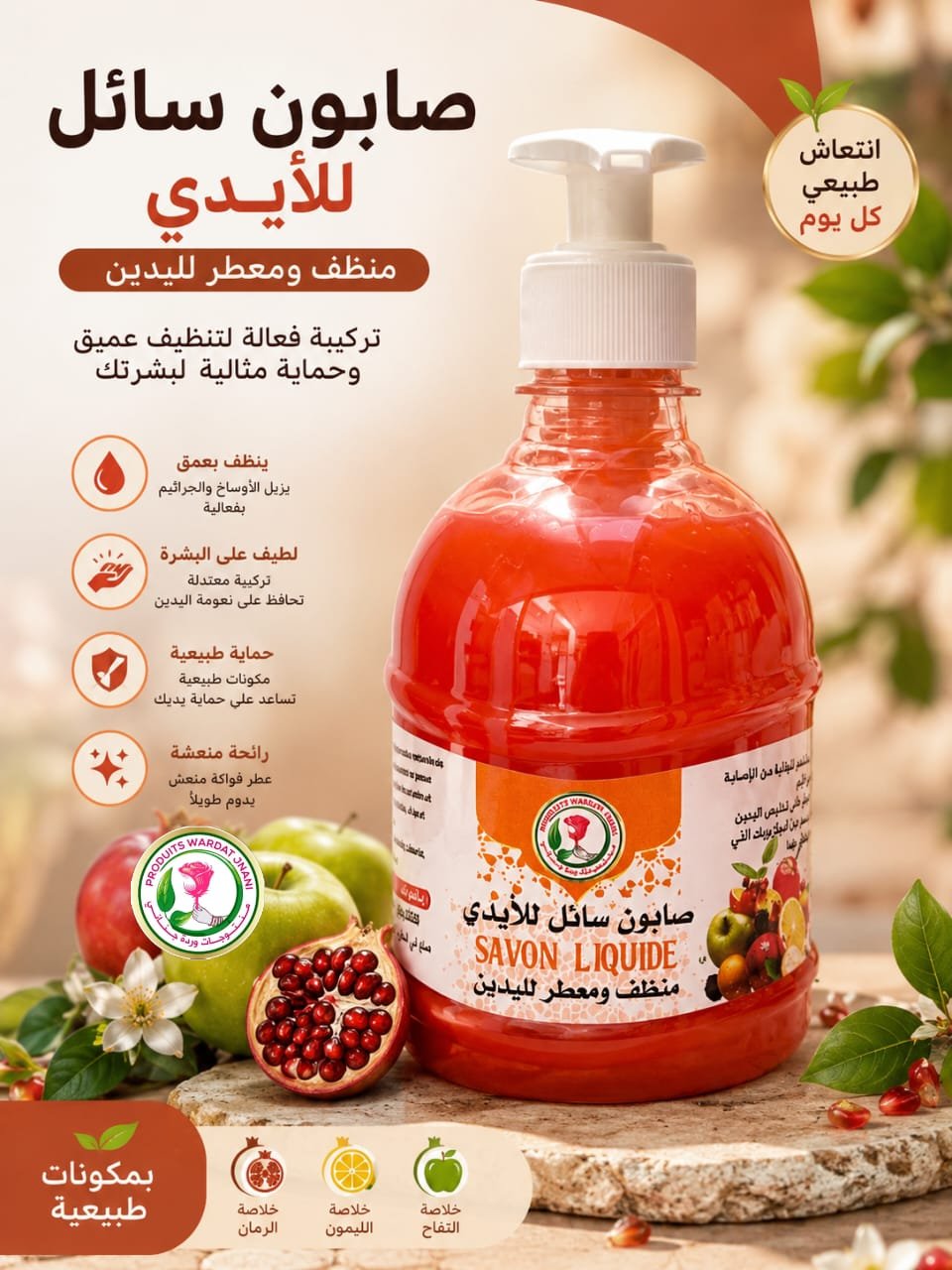 Savon liquide fruits 250ml